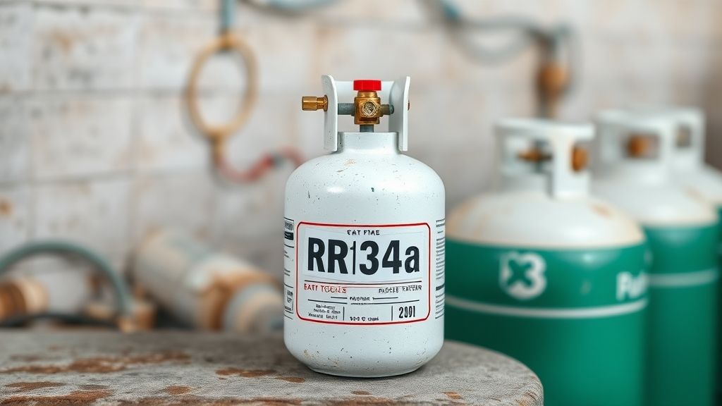 R134a Air condition bottle