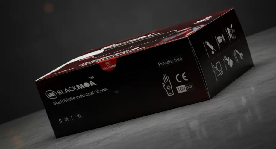 BlackMOA - Tough Industrial Nirtile Gloves - 6mils thick.webp