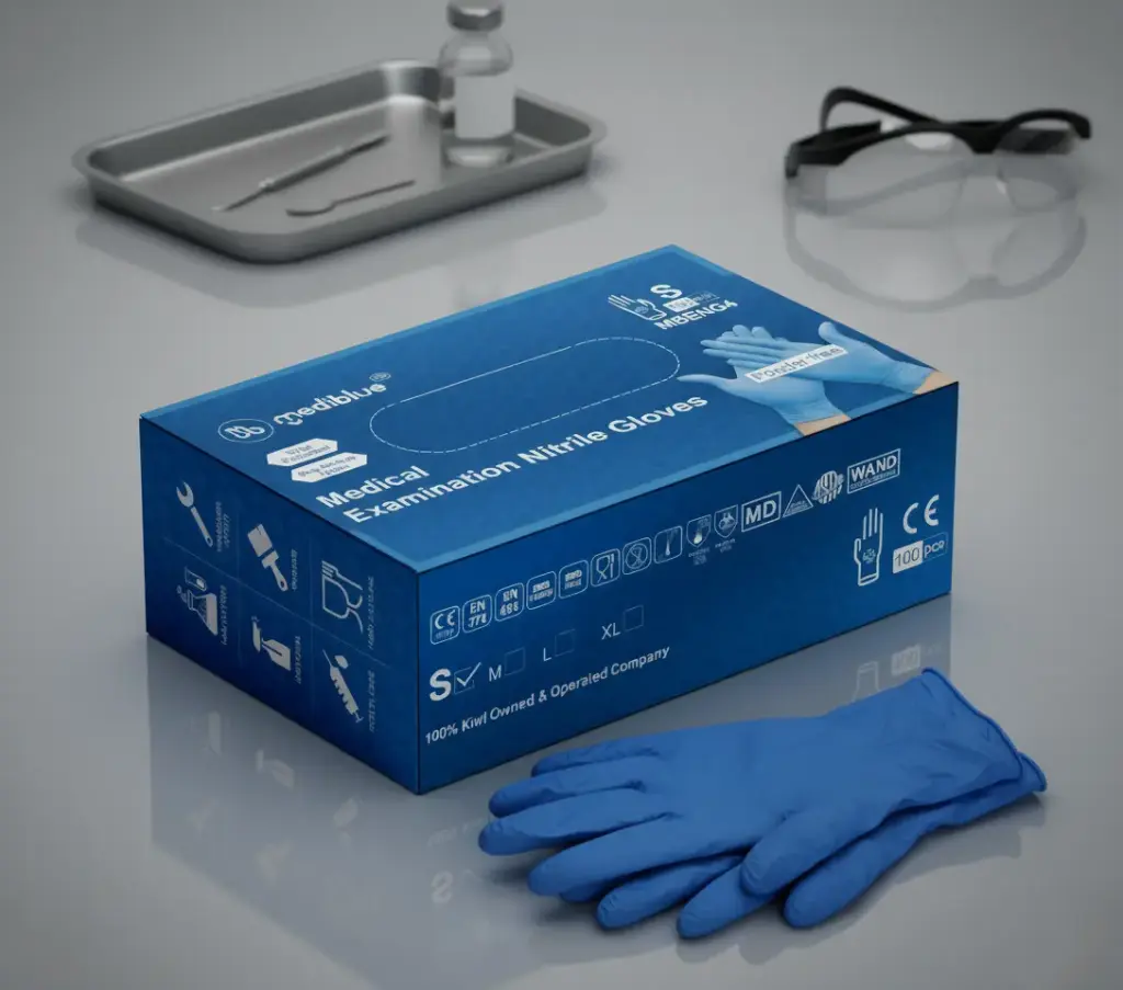 [MBENG4S] MediBlue™- Medical Examination Gloves (S)